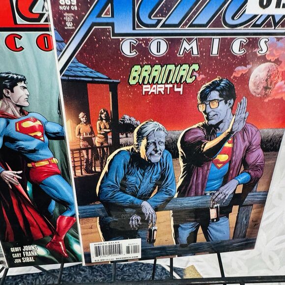 DC Superman Action Comics 845-847 850-851 855-869 Lot Brainiac Gary Frank - Picture 2 of 8